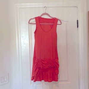 Tennis dress color peachy orange by Tonic